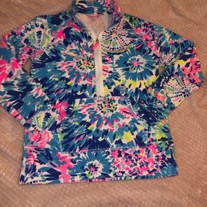 Lilly Pulitzer Girls popover, Size xl (12-14)